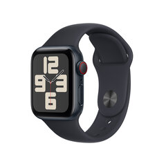 Apple Watch SE GPS + Cellular 40mm Midnight Aluminium Case with Midnight Sport Band - M/L MRGA3ET/A цена и информация | Смарт-часы (smartwatch) | 220.lv