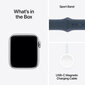 Apple Watch SE GPS + Cellular 40mm Silver Aluminium Case with Storm Blue Sport Band - S/M - MRGJ3ET/A цена и информация | Viedpulksteņi (smartwatch) | 220.lv