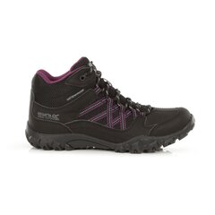 Sieviešu ūdensizturīgie zābaki Mid Walking Boots Regatta Edgepoint - melni cena un informācija | Sieviešu zābaki, puszābaki | 220.lv