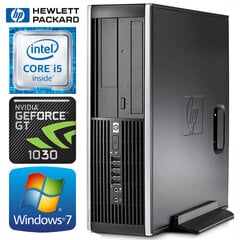 HP 6200 PRO SFF i5-2400 8GB 1TB GT1030 2GB WIN7Pro cena un informācija | Stacionārie datori | 220.lv