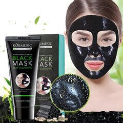 Aktīvā bambusa ogļu sejas maska Kormesic, 100g cena un informācija | Sejas ādas kopšana | 220.lv