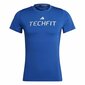 Vīriešu Krekls ar Īsām Piedurknēm Adidas techfit Graphic Zils цена и информация | Sporta apģērbs vīriešiem | 220.lv