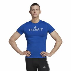 Vīriešu Krekls ar Īsām Piedurknēm Adidas techfit Graphic Zils цена и информация | Мужская спортивная одежда | 220.lv