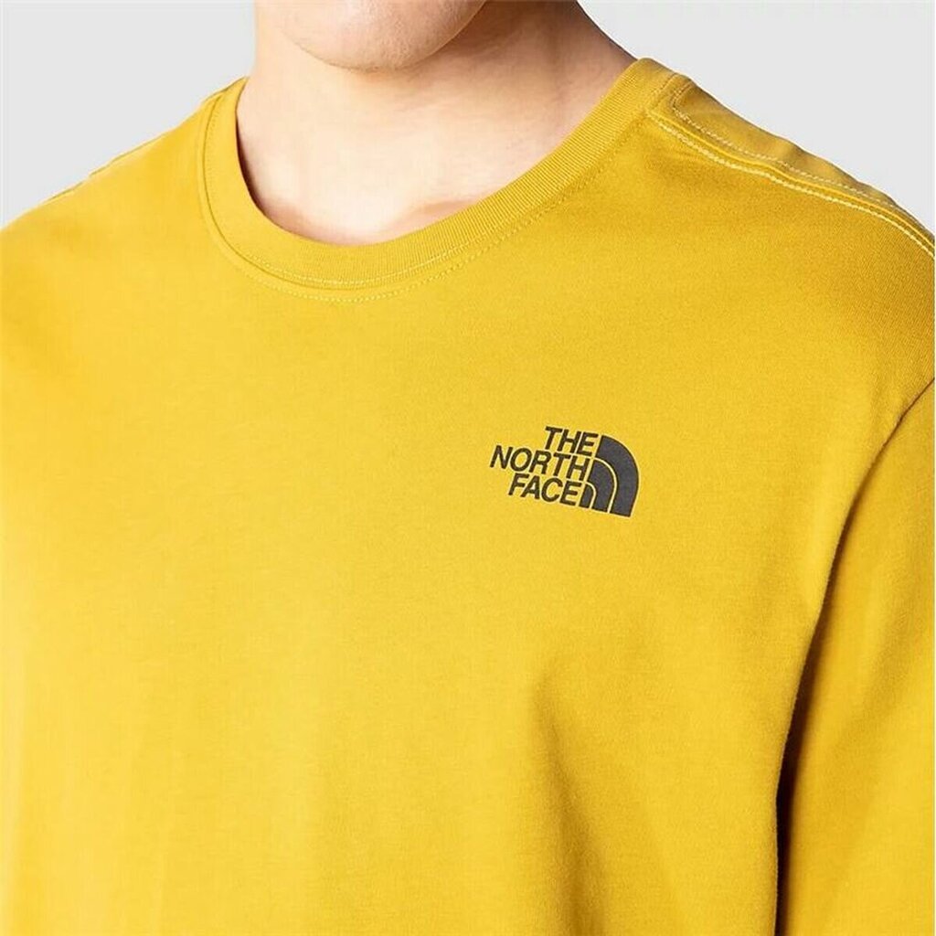 Vīriešu Krekls ar Īsām Piedurknēm The North Face Box Logo Dzeltens cena un informācija | Vīriešu T-krekli | 220.lv