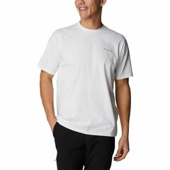 Vīriešu Krekls ar Īsām Piedurknēm Columbia Sun Trek Balts цена и информация | Мужские футболки | 220.lv