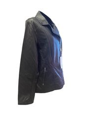 Кожаная куртка GAROF/AT-013, черная цена и информация | Женские куртки | 220.lv