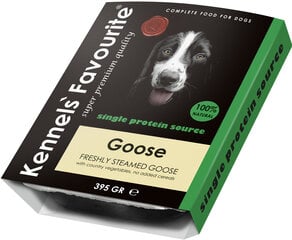 Kennels' Favourite Goose suņiem ar zosu, super premium klase, 395g cena un informācija | Konservi suņiem | 220.lv