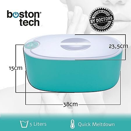 Parafīna vanniņas komplekts ‎Boston Tech, zaļa cena un informācija | Pedikīra, manikīra piederumi | 220.lv