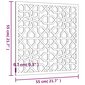 vidaXL dārza sienas rotājums 55x55 cm cena un informācija | Interjera priekšmeti | 220.lv