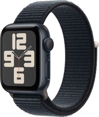 Apple Watch SE GPS 40mm Midnight Aluminium Case with Midnight Sport Loop - MRE03ET/A цена и информация | Смарт-часы (smartwatch) | 220.lv