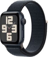 Apple Watch SE GPS 44mm Midnight Aluminium Case with Midnight Sport Loop - MREA3ET/A цена и информация | Смарт-часы (smartwatch) | 220.lv