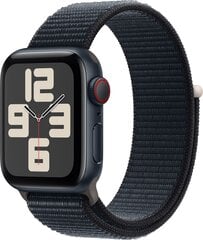 Apple Watch SE GPS + Cellular 44mm Midnight Aluminium Case with Midnight Sport Loop - MRHC3ET/A cena un informācija | Viedpulksteņi (smartwatch) | 220.lv