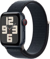 Apple Watch SE GPS + Cellular 44mm Midnight Aluminium Case with Midnight Sport Loop MRHC3ET/A цена и информация | Смарт-часы (smartwatch) | 220.lv