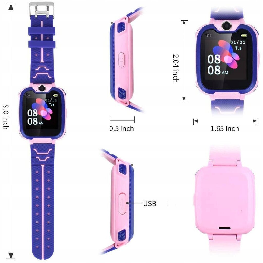 Q12 Pink cena un informācija | Viedpulksteņi (smartwatch) | 220.lv