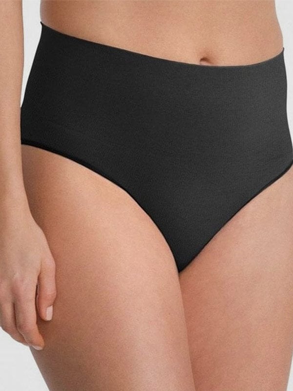 Spanx korekcijas biksītes ar augstu vidukli, kas izgatavotas no pārstrādāta neilona 40047R, melna cena un informācija | Koriģējošā veļa | 220.lv