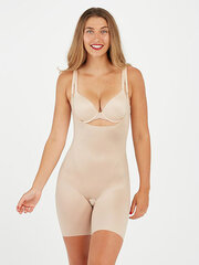 Spanx koriģējošais bodijs ar atvērtām krūtīm 10235R, miesas krāsas cena un informācija | Koriģējošā veļa | 220.lv