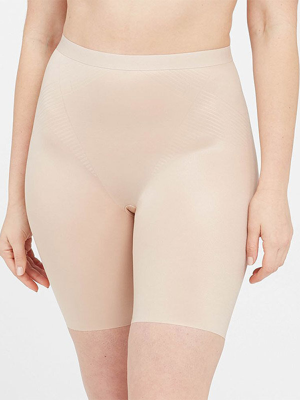 Spanx koriģejoši šorti 10234R, miesas krāsas cena un informācija | Koriģējošā veļa | 220.lv