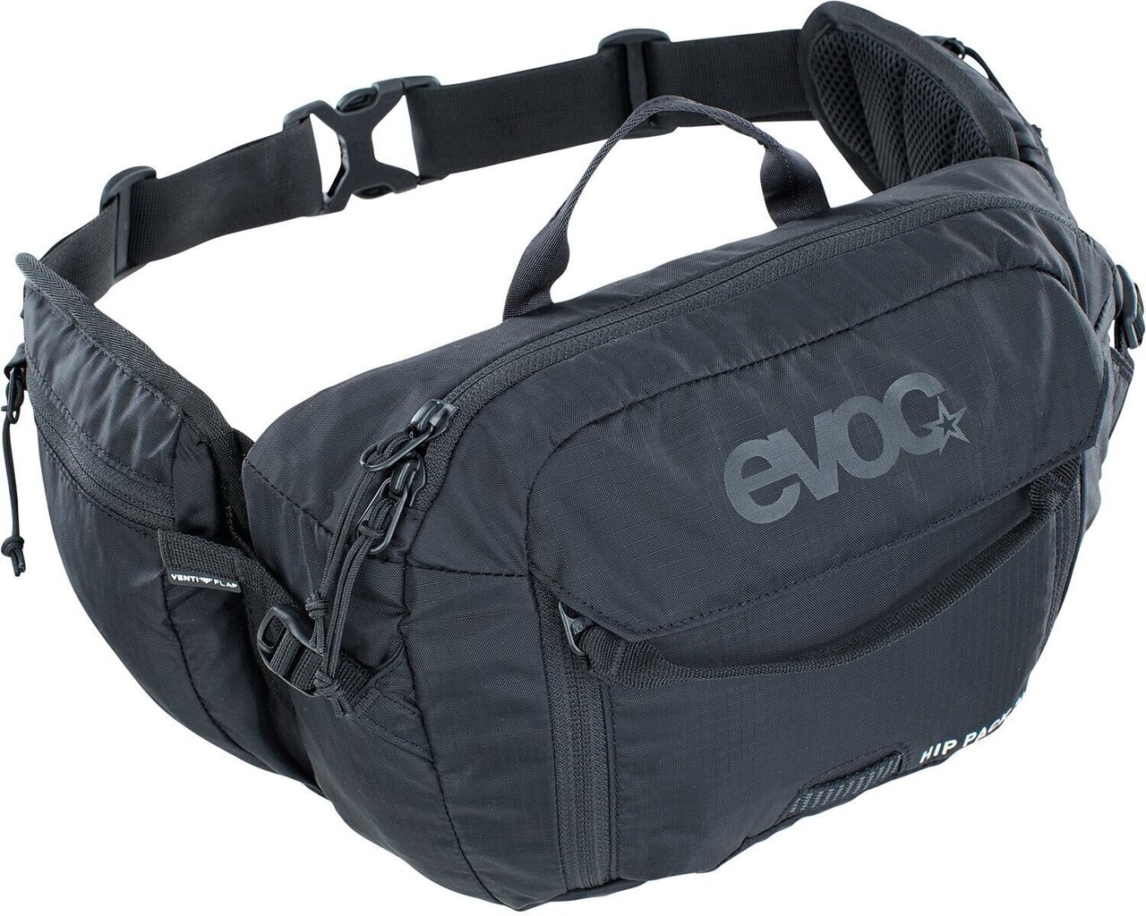 Jostas soma Evoc Hip Pack, 3+1.5 l, melna cena un informācija | Sporta somas un mugursomas | 220.lv