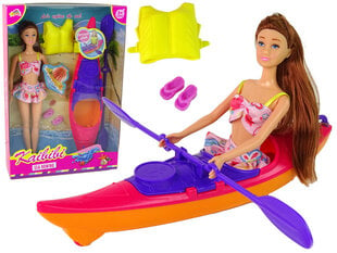 Kanoe lelle, rozā krāsā cena un informācija | Rotaļlietas meitenēm | 220.lv