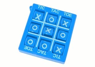 Tic-tac-toe spēle 4,5 cm, zila цена и информация | Настольные игры, головоломки | 220.lv