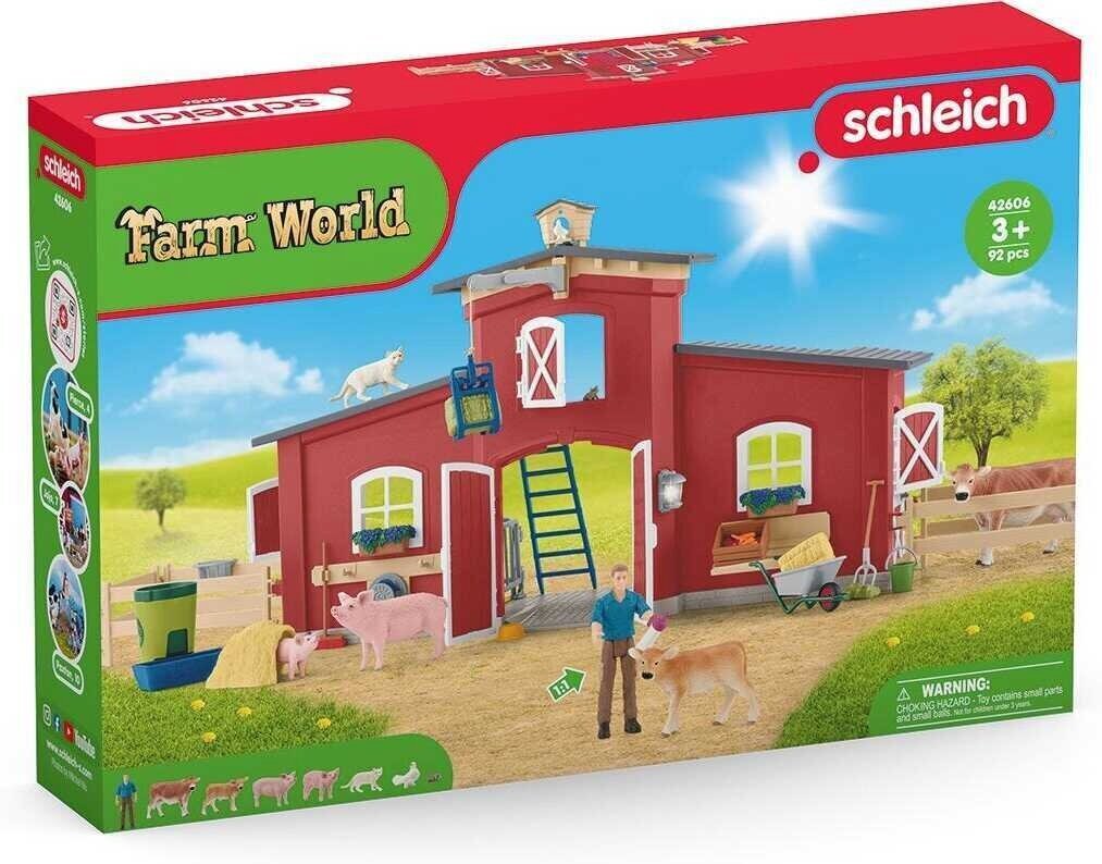 Ferma ar dzīvniekiem Schleich Farm World 42606 цена и информация | Rotaļlietas zēniem | 220.lv