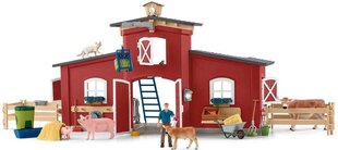 SCHLEICH FARM WORLD игровой набор Красный амбар с животными цена и информация | Конструктор автомобилей игрушки для мальчиков | 220.lv