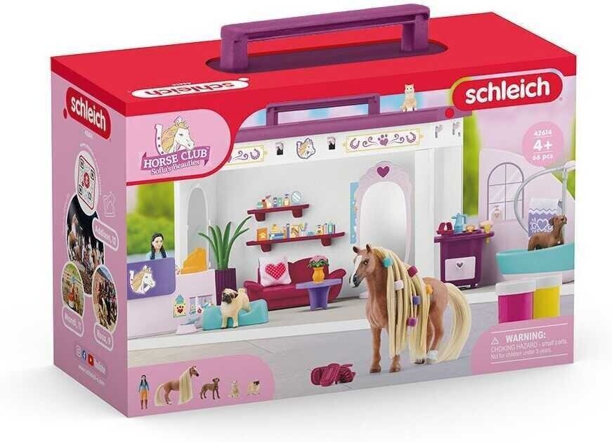 Dzīvnieku skaistumkopšanas salons Schleich Horse Club 42614 ​ cena un informācija | Rotaļlietas meitenēm | 220.lv