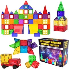 Desire Deluxe Magnetic Building Stones Magnet Montessori Toys for Kids, образовательные игрушки для мальчиков и девочек, 3 4 5 6 7 7 8 лет, XXL Set с 57 акциями цена и информация | Конструкторы и кубики | 220.lv