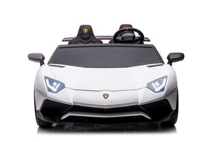 Divvietīgs elektroauto Lamborghini XXL A8803, balts цена и информация | Электромобили для детей | 220.lv