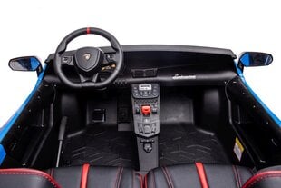 Двухместный электромобиль Lamborghini XXL A8803, синий цена и информация | Электромобили для детей | 220.lv