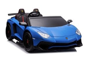 Divvietīgs elektroauto Lamborghini XXL A8803, zils цена и информация | Электромобили для детей | 220.lv