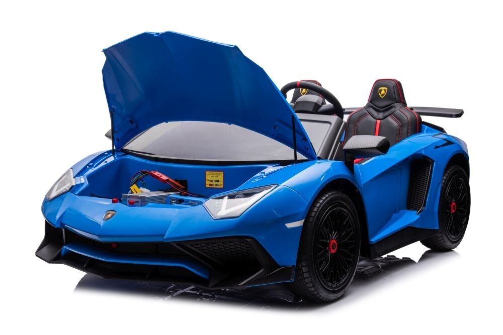 Divvietīgs elektroauto Lamborghini XXL A8803, zils cena un informācija | Bērnu elektroauto | 220.lv