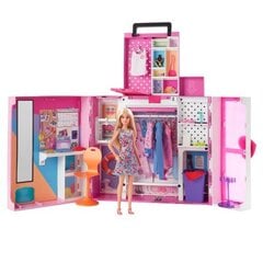 Lelle Barbie + skapis + 36 aksesuāri HGX57 цена и информация | Игрушки для девочек | 220.lv