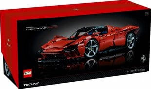 Technic 42143 Ferrari Daytona SP3 bloki цена и информация | Конструкторы и кубики | 220.lv