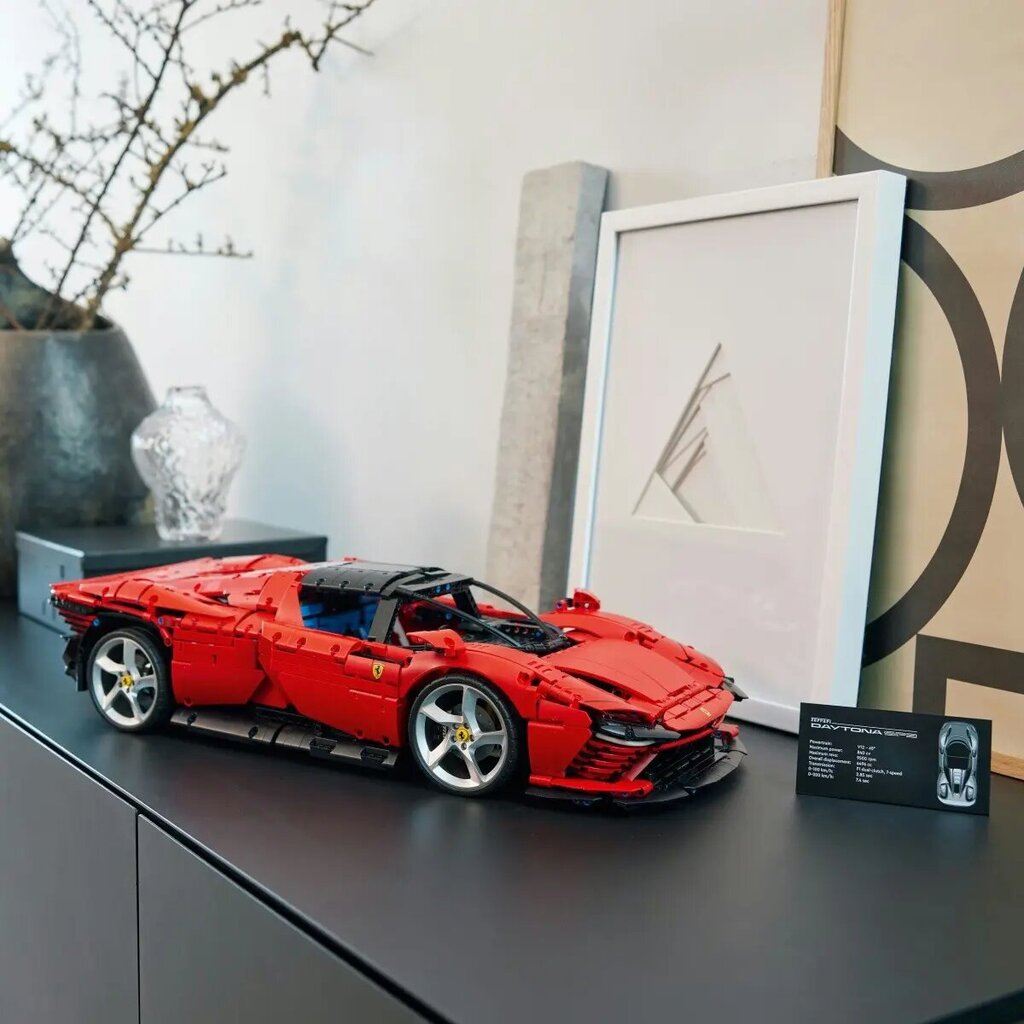Technic 42143 Ferrari Daytona SP3 bloki cena un informācija | Konstruktori | 220.lv
