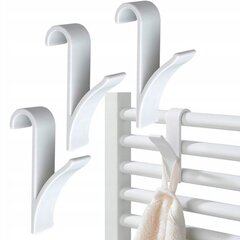 Крючки для радиатора ванной комнаты, 3 шт. цена и информация | Аксессуары для ванной комнаты | 220.lv