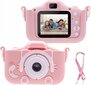 Digitālā kamera bērniem Katytė + 4 GB atmiņas karte, rozā cena un informācija | Attīstošās rotaļlietas | 220.lv