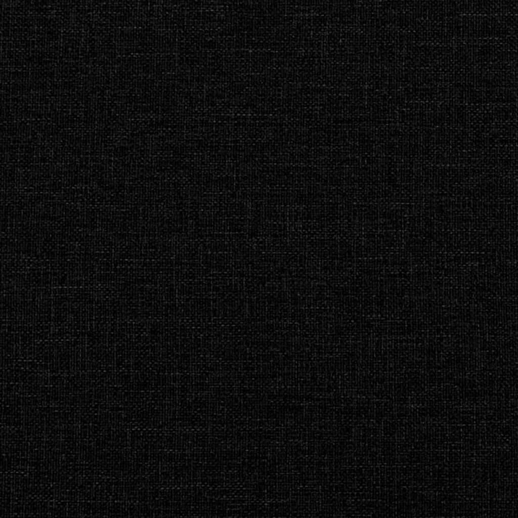 Dienas gulta vidaXL, 80x200 cm, melna cena un informācija | Gultas | 220.lv