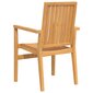 2 gab. dārza krēslu komplekts vidaXL, brūni цена и информация | Dārza krēsli | 220.lv
