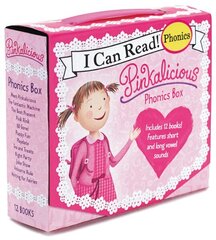 Pinkalicious 12-Book Phonics Fun!: Includes 12 Mini-Books Featuring Short and Long Vowel Sounds цена и информация | Книги для малышей | 220.lv