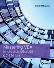 Mastering VBA for Microsoft Office 365 2019 Edition cena un informācija | Ekonomikas grāmatas | 220.lv