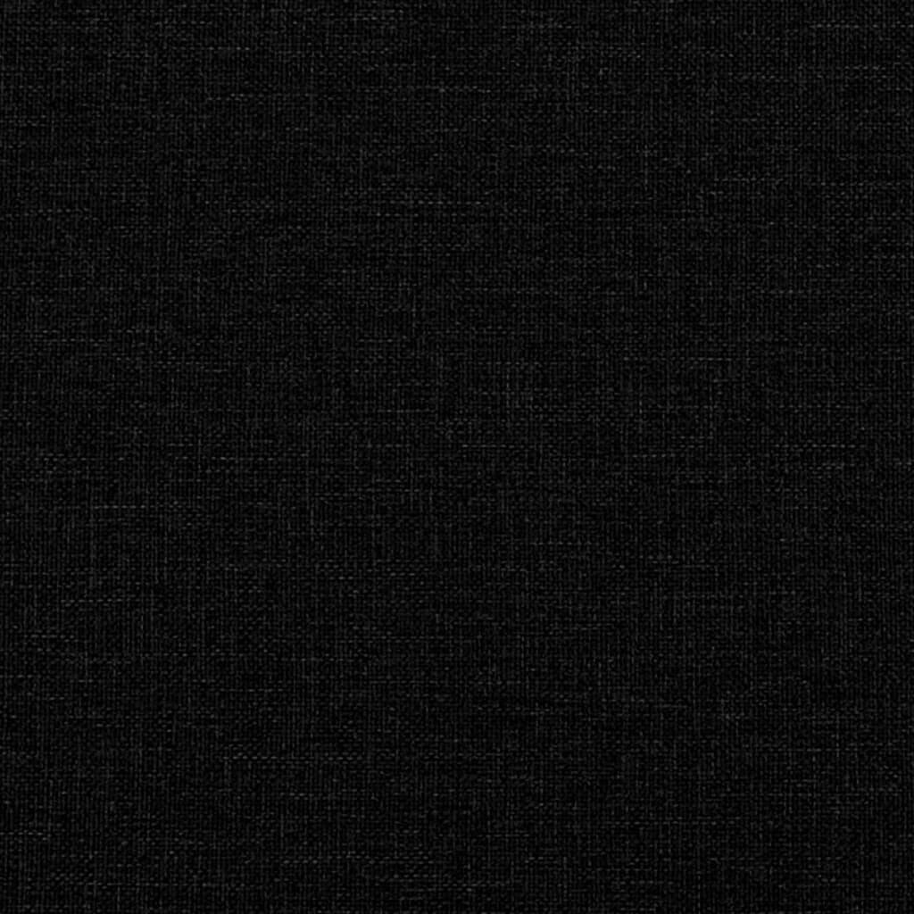 Dienas gulta vidaXL, 90x200 cm, melna cena un informācija | Gultas | 220.lv