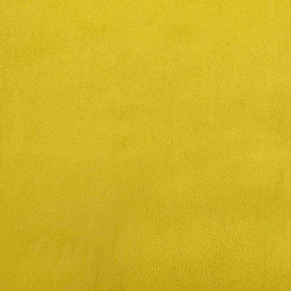 Dīvāngulta vidaXL, 80x200 cm, dzeltena cena un informācija | Gultas | 220.lv