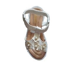 Baltas sandales meitenēm cena un informācija | Bērnu sandales | 220.lv