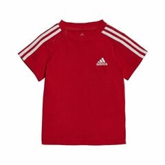 Спортивный костюм для малышей Adidas Three Stripes Красный цена и информация | Комплекты одежды для новорожденных | 220.lv