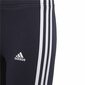 Sporta Legingi Adidas Essentials 3 Stripes Tumši Zils cena un informācija | Bikses meitenēm | 220.lv