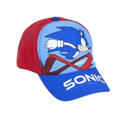 Bērnu cepure ar nagu Sonic Sarkans (53 cm) cena un informācija | Cepures, cimdi, šalles zēniem | 220.lv