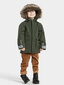Didriksons ziemas jaka bērniem KURE, tumši zaļa cena un informācija | Ziemas apģērbs bērniem | 220.lv