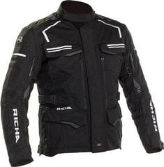 Vīriešu moto jaka Richa Touareg 2, melna cena un informācija | Moto jakas | 220.lv