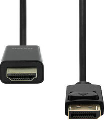 Fujtech DisplayPort/HDMI, 5 m cena un informācija | Kabeļi un vadi | 220.lv